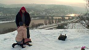 real czech teen 18+ no condom outdoor sex