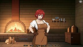 Hey, wanna see risky doggystyle in Tomboy Love hentai game ep 5 outdoors?