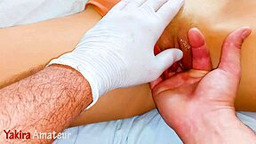 step bro gives new asian sis a wild licking for huge squirt in lingerie.