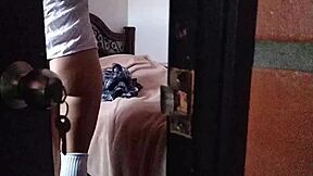 Naughty stepsister, why so wet before college? wanna leave with hot cream in your mouth?