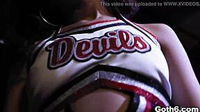 Crazy goth sluts kenzie reeves kira noir and jane wilde bent over for a giant dick foursome