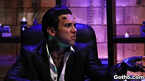 Crazy goth sluts kenzie reeves kira noir and jane wilde bent over for a giant dick foursome