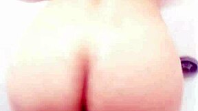 Young couple shows off in motel bathtub