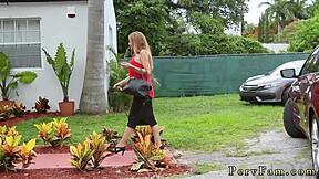 Step mom seduces beautiful college teen 18+ with blowjob