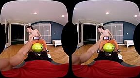 Naughty america vr fucking in the gym