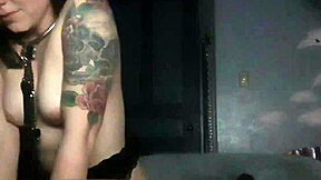 Blonde Girlfriend Takes Monster Cock Anal on Webcam