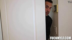 Reagan Foxx and Donnie Rock Fuck in the Shadows with Big Tits