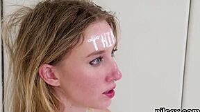 slutty teen dragged to ass bin for crazy treatment, ugh!