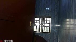 Comedy man fucks wife in bathroom