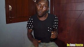 Ebony Alhaja Fucked and Cum on Bottom