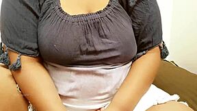 this indian young girl is showing her boobs to me right now