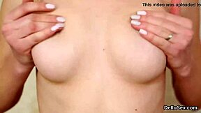 Stunning Cutie Fingers Tight Slit Till She Climaxes Hard