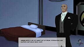 Cheshire and Artemis in cosplay, ready for lesbian fingering fun?