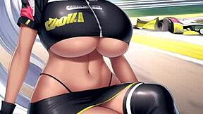check it, racing girls in wild ai hentai clips