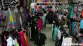 security officer rion king strikes satisfying deal with kimmy kim at work