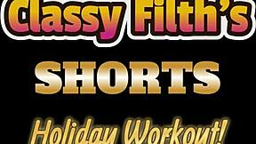 Classy filth on holiday workout? what is she doing