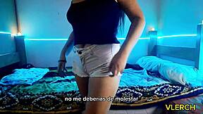 She asks, 'Want me to present as the hotel girl and show you more?'