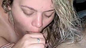 blonde teen milf deepthroat doggystyle creampie, ohh i love that bent over ass