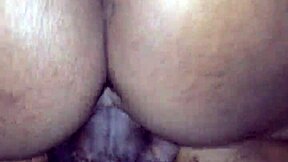 I saw this ebony teen 18+ ridin in cowgirl for her first creampie, feelin so good
