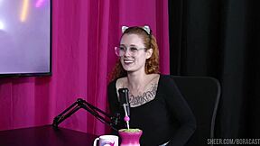 Man, this ruiva gostosa gets her pussy licked wet after chatting about more porn content!