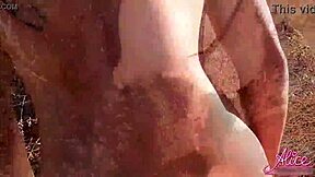 Feeling Excited, She Gives Blowjob To Stranger Then Rough Doggy With Creampie Outdoors