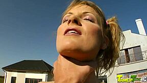 tamed teen is in for a rough ride and loves it