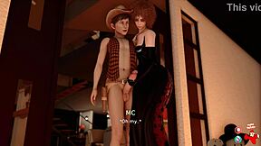 in the FREE USE HOUSE, halloween special, she gets DOGGYSTYLED and CREAMPIED