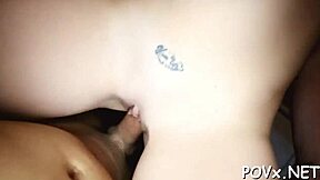 Deep-throat oral sex hard fuck competition couple hardcore contest tight pussy slut POV