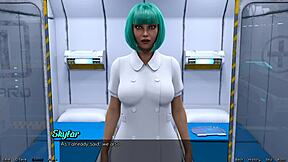 Waking Up to Good News in Space with Curvy Hentai Teen! What’s Next?