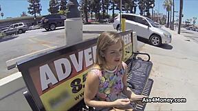 i love sucking that huge outdoor cock with my big tits