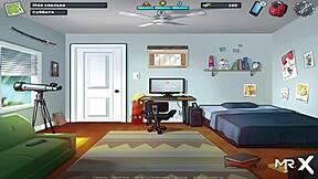 Summertime Saga: Big Cucumber Scene in Episode 14