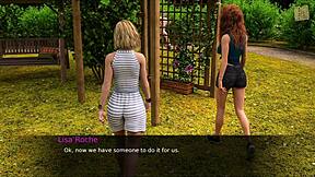 Nursing back to pleasure, out for a walk with two hot teens?