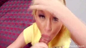 Blonde slut, get pounded with passion!