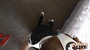 luscious nurse penny pax gets pussy fucked in stockings