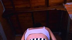 Shy petite teen drilled hard by strict teacher