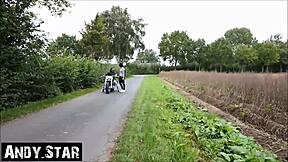 Latina Whore Picked Up By Motorcycle For Outdoor Deepthroat Creampie!