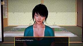 Milf and teen play game with big asses!