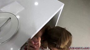 teen girl double teamed in family fuck