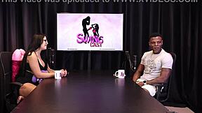 will mastro discusses fetish in sheer red lingerie