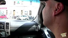 pickup truck rocks as young couple has wild time in the woods