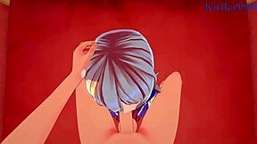 erina nakiri and ikumi mito intense sex in food wars hentai