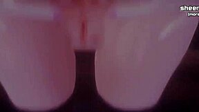 Anime Teen 18+ Shows Big Butthole For Anal Creampie In Gameplay