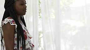 Ebony stepdaughter can't get enough of stepdad's dick in doggystyle! 😍