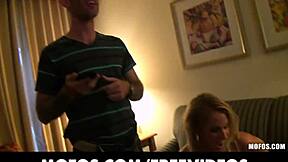 THREE YOUNG COUPLES START ORGY IN HOTEL ROOM