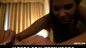 THREE YOUNG COUPLES START ORGY IN HOTEL ROOM