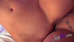 huge tited dominatrix in latex plays with petite 18+ lesbian bff 😈💋