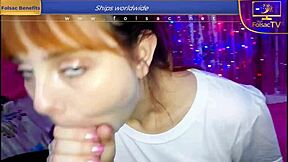 Low grade blowjob deserves cum on her cute face