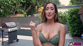 Oh, watch Big Titty Chloe Amour ride and catch that creampie!