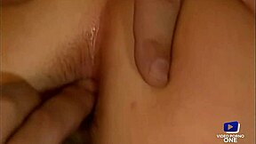 Sheila, sexy French brunette, takes it hard.