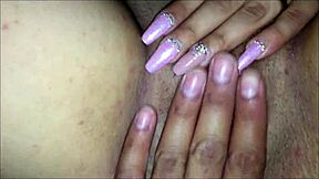 Horny Teen Masturbates Pink Pussy